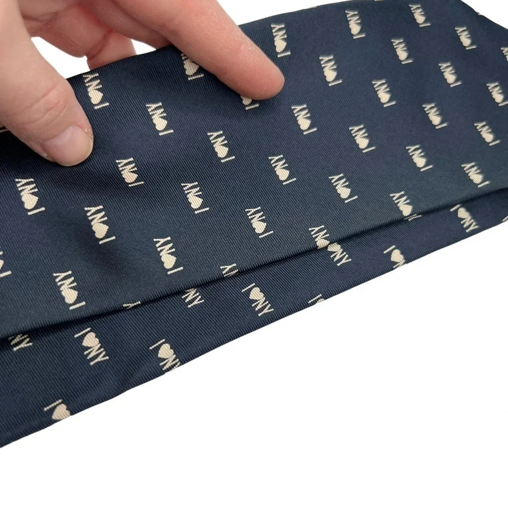 I Love NY Navy Blue Roberto Capucci Silk Men’s Necktie